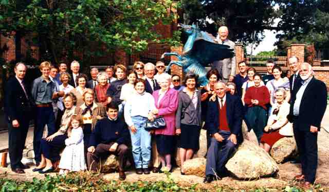 Donors at the 'Pegasus' unveiling Ceremony, 1995.